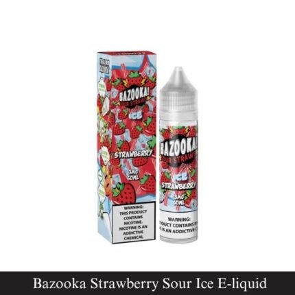 Bazooka Strawberry Sour Ice E-liquid